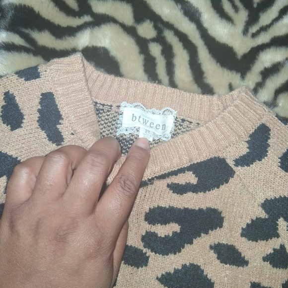 btween Leopard Print Kids Matching Set - Brown and Black - Picture 3 of 3